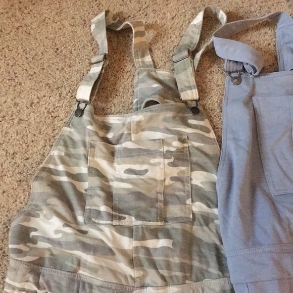 NWT. One blue overall bibs and one is camouflage. Bundle of 2 - Picture 2 of 15